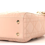 Lambskin Cannage Small My ABCDior Lady Dior Light Pink