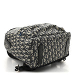 Oblique Calfskin Rider Backpack Beige Black