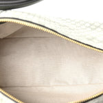 Suede GG Monogram Half Horsebit Medium Shoulder Bag Sage