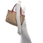 Monogram Medium Craft Tote Red