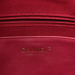 Shiny Calfskin Quilted Fancy Jewel Tote Bag Black