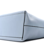 Grained Calfskin Rockstud Shoulder Tote Niagara