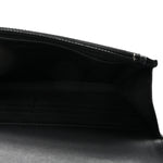 Caviar Quilted Pocket Clutch With Chain WOC Black