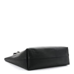Calfskin Large Shopping Tote Black