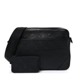 Calfskin Monogram Shadow Duo Messenger Black