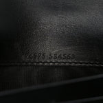 Calfskin Matelasse GG Marmont Chain Wallet Black