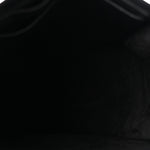 Supple Grained Calfskin Long Strap Big Bag Bucket Black