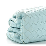 Nappa Maxi Intrecciato The Pouch Oversized Clutch Teal Washed