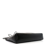 Shiny Lambskin Quilted 31 Shopping Bag Black