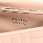 Soft Calfskin Impunture Diagramme Medium Chain Flap Shoulder Bag Cipria