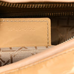 Patent Cannage Large Lady Dior Dark Beige