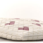 Nappa Intrecciato Heart Medium Dustbag White Dark Red