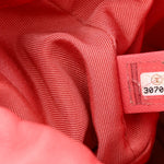 Lambskin Bucket Chain Drawstring Bag Pink