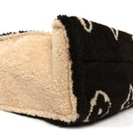 Shearling Monogram Giant Teddy Onthego GM Black White