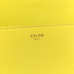 Shiny Calfskin Cuir Triomphe Chain Shoulder Bag Anis