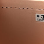 Shiny Caviar Preppy Coco Long Vanity With Strap Light Pink