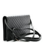 Soft Microguccissima Crossbody Wallet Black