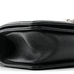 Caviar Quilted Small Boy Flap Black