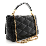 Lambskin Malletage Top Handle GO-14 GM Black