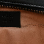 Calfskin Matelasse Small GG Marmont Chain Shoulder Bag Black