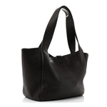 Grained Deerskin Bea Tote Sweet Chocolate