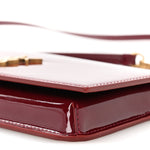 Patent Monogram Phone Holder Crossbody Chataigne