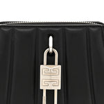 Lambskin XS Lock Antigona Shoulder Bag Black