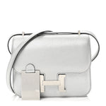 Metallic Chevre Chamkilight Constance 18 Argent