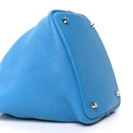 Taurillon Clemence Picotin Lock 22 MM Bleu Frida