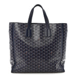 Goyardine Voltaire III Tote Navy