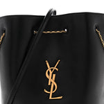 Lambskin Pochon Shoulder Bag Black