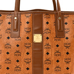 Visetos Large Liz Reversible Shopper Tote Cognac