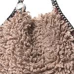 Wool Fur Small Falabella Tote Pink