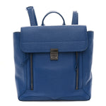 Textured Calfskin Pashli Backpack Cobalt