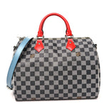 Damier Speedy Bandouliere 30 Black White