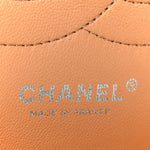 Caviar Quilted Jumbo Double Flap Dark Beige