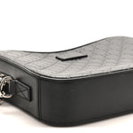 Guccissima Zip Pouch Wristlet Black
