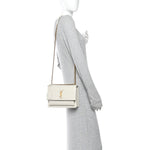 Calfskin Medium Monogram Sunset Crema Soft