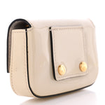 Vitello Vernice Mou Nano Baguette Belt Charm Latte