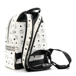 Visetos Small Side Stud Stark Backpack White