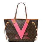 Monogram V Neverfull MM Grenade