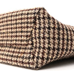 Tweed Small Sangle Bucket Bag Beige