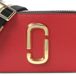 Saffiano Small Snapshot Camera Bag Red Multicolor