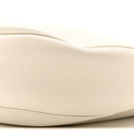 Supple Calfskin Cuir Triomphe Heloise Shoulder Bag White