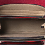 Goatskin Mini GV3 Shoulder Bag Cherry Red