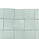 Calfskin Maxi Intrecciato Cassette Pouch On Strap Pale Blue