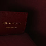 Calfskin Medium Shopping Tote Bordeaux