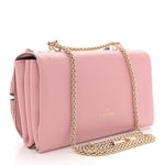 Nappa Bow Studded Shoulder Bag Pop Gardenia