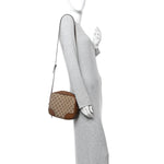Monogram Mini Bree Messenger Bag Beige Tabacco