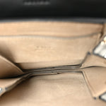 Suede Calfskin Mini Faye Bracelet Bag Black